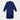 Plain Navy Oxford Cotton Nightshirt with Red Piping