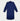 Plain Navy Oxford Cotton Nightshirt with Red Piping