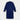 Plain Navy Oxford Cotton Nightshirt with Red Piping