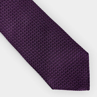 Purple Grenadine Silk Tie