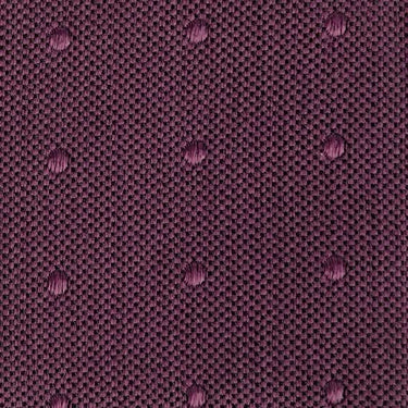 Purple Self - Spot Wool & Silk Blend Tie
