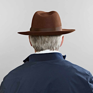 Racing Brown Knightsbridge Fedora