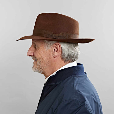 Racing Brown Knightsbridge Fedora