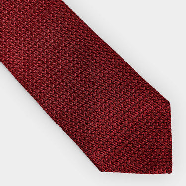 Red Grenadine Silk Tie