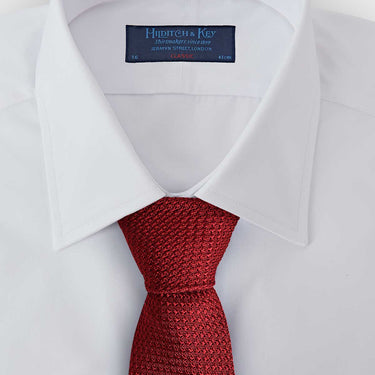 Red Grenadine Silk Tie