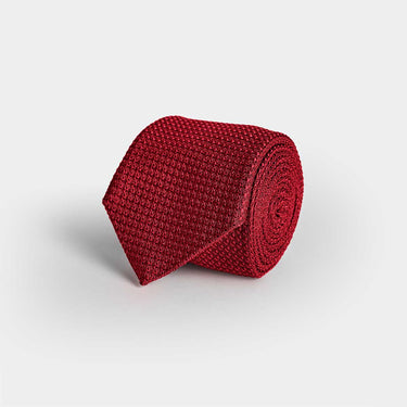 Red Grenadine Silk Tie