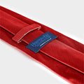 Red Herringbone Silk Tie