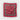Red Miniature Floral Mosaic Silk Pocket Square