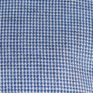 Royal Blue Basket Weave Cotton & Linen Flat Cap