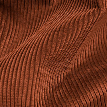 Rust Orange Cotton Corduroy Trousers