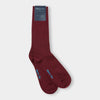 Short Burgundy Heavy Wool Sport Socks