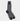 Short Dark Grey & White Pin Dot Cotton Socks