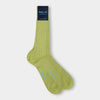 Short Light Green Cotton Socks