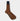 Short Mid Brown Cotton Socks