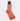 Short Orange & White Pin Dot Cotton Socks