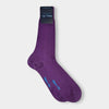 Short Purple Cotton Socks