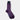 Short Purple Herringbone Cotton Socks