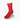 Short Red Heavy Wool Sport Socks