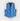Single Breasted Blue Linen Waistcoat
