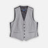 Single Breasted Grey Wool Morning Waistcoat