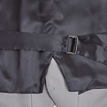 Single Breasted Grey Wool Morning Waistcoat