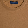 Toffee Crew Neck 100% Long Sleeve Cashmere Sweater