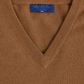 Vintage Vicuna Cashmere V - Neck Sweater