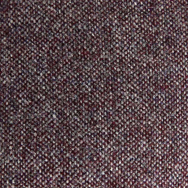 Wine & Grey Plain Weave 100% Wool Made In England Flat Cap