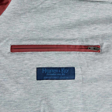 Wine Zip Deck Lightweight Jacket