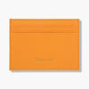 Yellow Calf Leather Double Sided Card Holder
