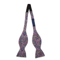 Lilac Paisley Silk Handmade Bow Tie - Hilditch & Key