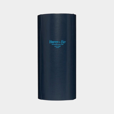 Blue Leather Double Neck Tie Case