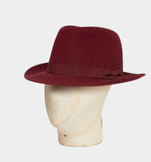 Burgundy Burlington Trilby