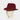 Burgundy Burlington Trilby