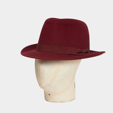 Burgundy Burlington Trilby