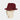 Burgundy Weekender Trilby