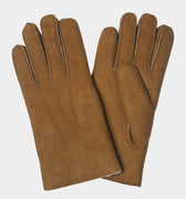 Cork Brown Sheepskin Gloves - Hilditch & Key