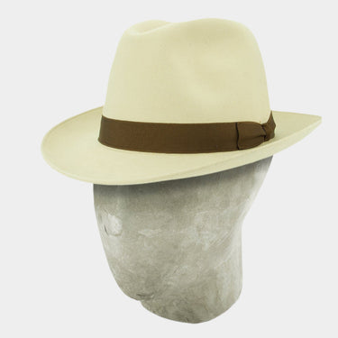 Cream Rivoli Trilby - Hilditch & Key