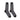 Dark Grey & White Pin Dot Cotton Short Socks