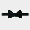 Green Silk Velvet Bow Tie