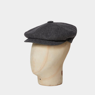 Grey Tweed Gatsby Cap