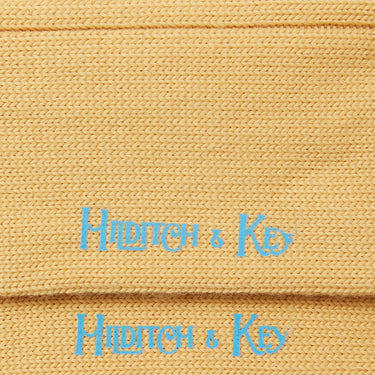Long Mid Yellow Heavy Sports Wool Socks