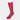 Long Plain Cerise Cotton Socks
