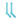 Long Plain Turquoise Cotton Socks