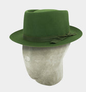 Moss Green Pork Pie Trilby