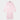 Pink Houndstooth Cotton Gown With Navy Piping