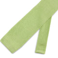 Plain Bright Green Knitted Silk Tie