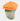 Plain Orange Cotton Gatsby Cap
