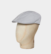 Plain Stone Grey Cotton Roma Cap