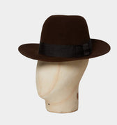 Sable Brown Indi Fedora Hat